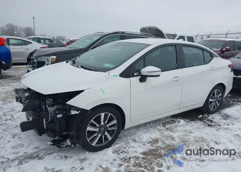 2021 Nissan Versa Sv Xtronic Cvt z USA, uszkodzony, nr VIN 3N1CN8EV2ML896251